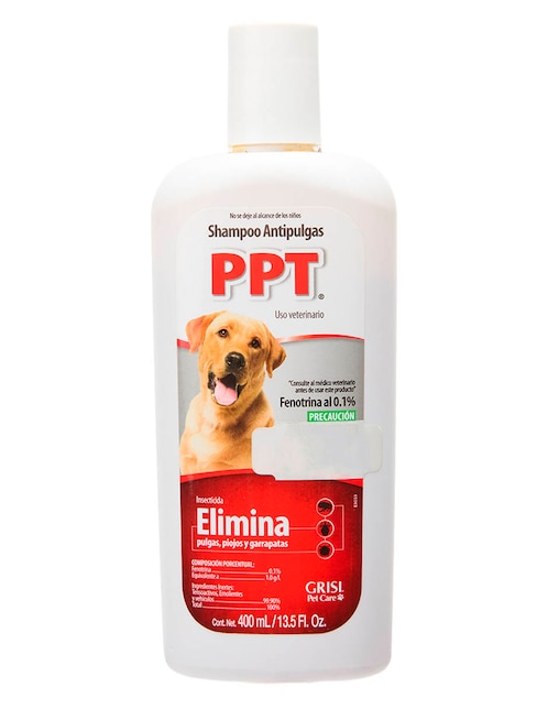 Shampoo antipulgas para perro 1