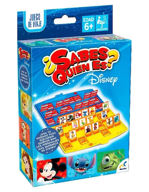 ¿Sabes quién es? Juego de mesa Disney Novelty