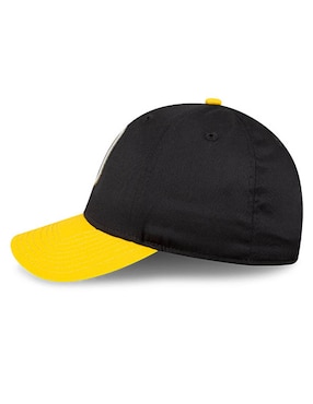 Gorra visera semicurva velcro casual New Era Pittsburgh Steelers para hombre