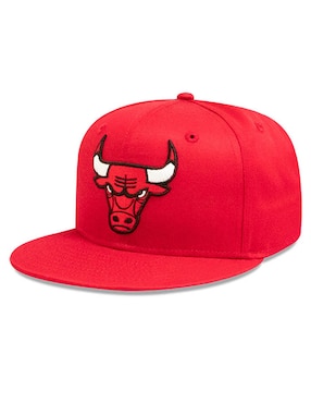 Gorra visera plana snapback casual New Era Chicago Bulls para hombre