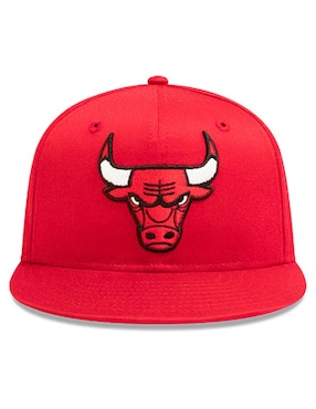 Gorra visera plana snapback casual New Era Chicago Bulls para hombre