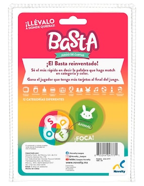 ¡Basta! edición de viaje Juego de mesa Novelty