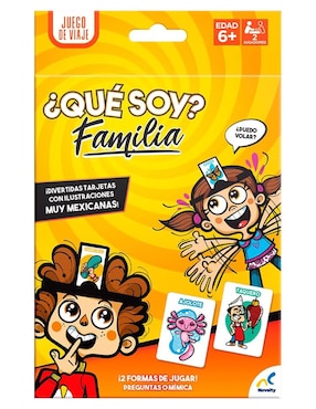 Juego de mesa ¿Qué soy? Novelty Familia