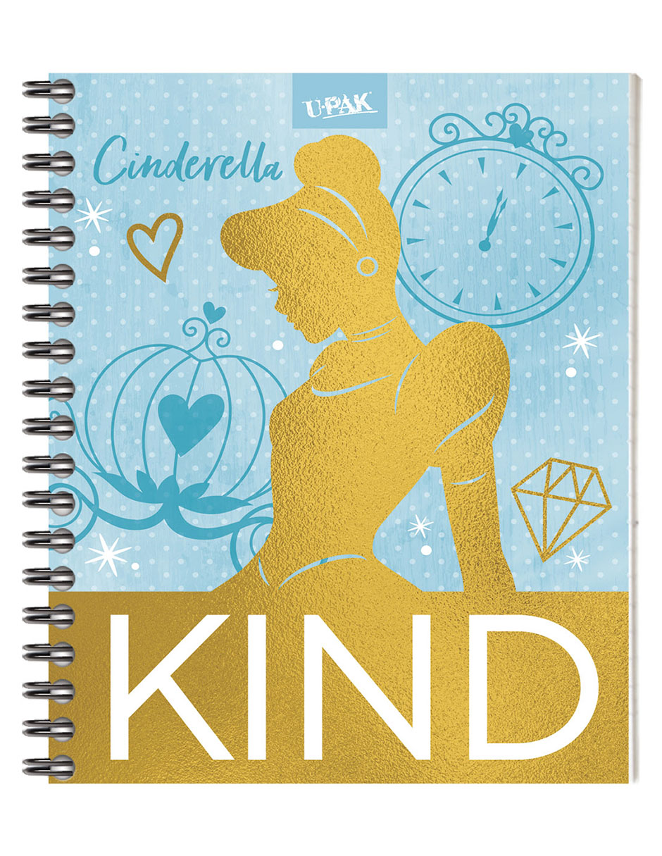 Cuaderno Dipak Princesa Cenicienta cuadro grande 