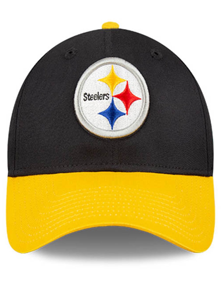 Gorra visera semicurva velcro Pittsburgh Steelers para hombre 4