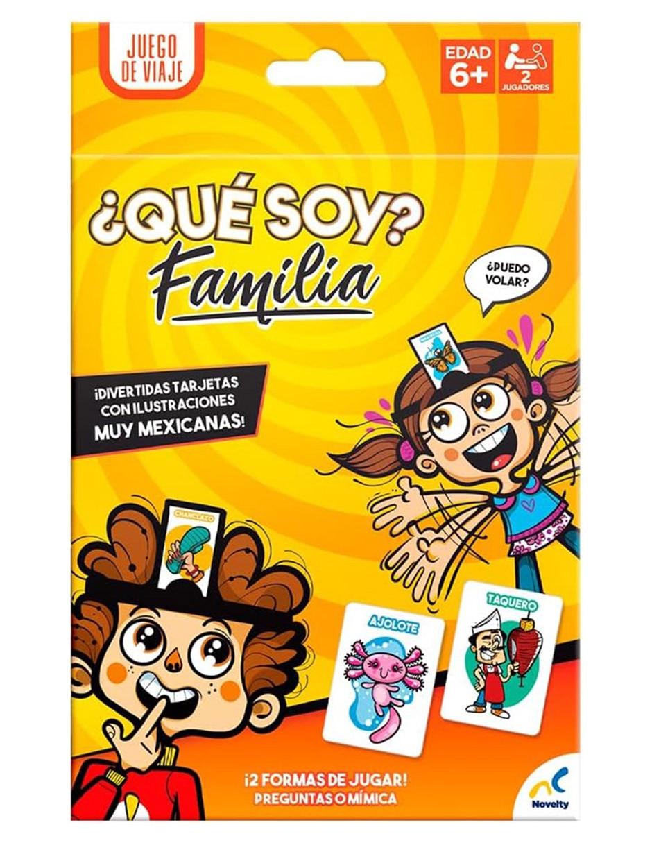 Juego de mesa ¿Qué soy? Familia 2